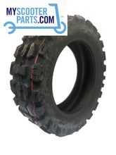 electric scooters, 11x3 (90/65 - 6.5), designed for Kaabo Wolf and similar models. Features an aggressive tread pattern for superior grip and durability on rough terrains. myscooterparts.com